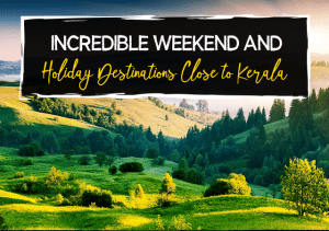 Scenic hill station view near Kerala for weekend holiday