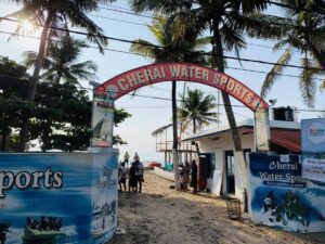 Water sports activities at Cherai Beach