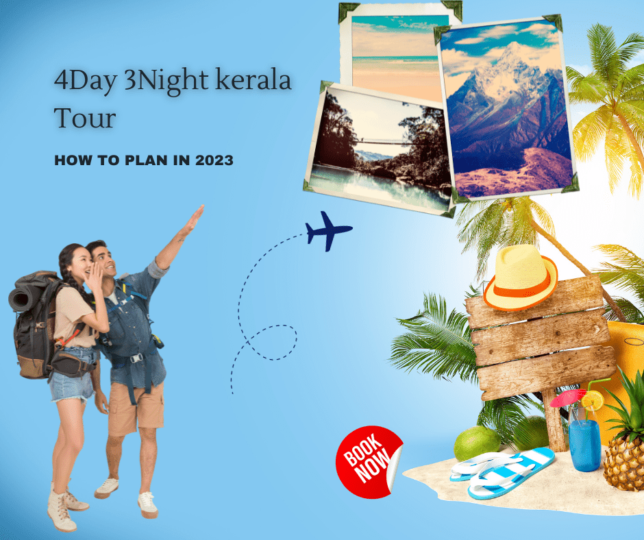 Kerala travel – 4 Days 3 Nights Kerala Tour showcasing hills and backwaters
