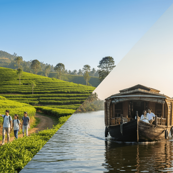 Tourists enjoying Kerala December weather – Kerala tour packages