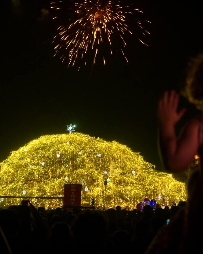 Record-breaking giant Christmas tree attraction in Kochi during December