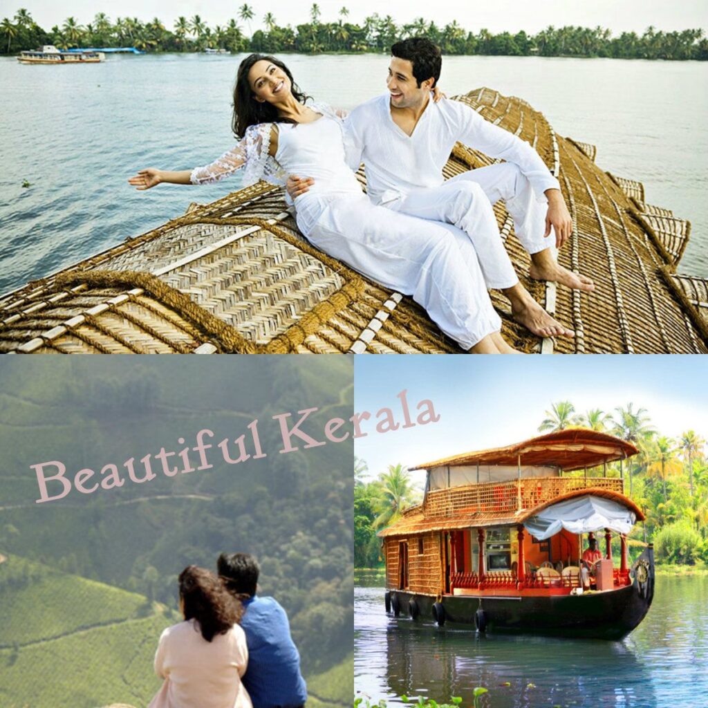 Romantic couple enjoying Kerala travel experience in February