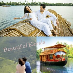 Romantic couple enjoying Kerala travel experience in February
