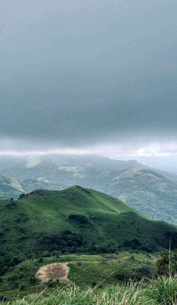 Forest landscape of Wayanad hill station Kerala