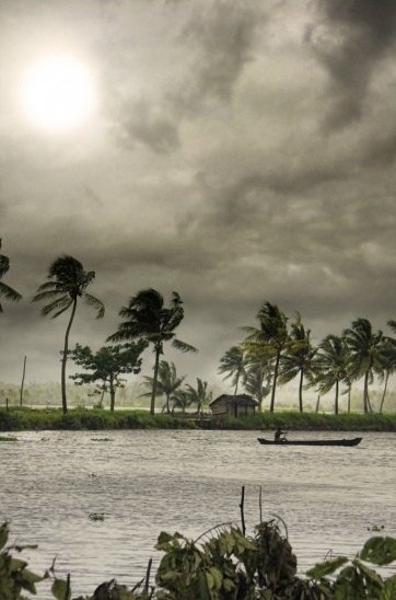 Kerala during monsoon season