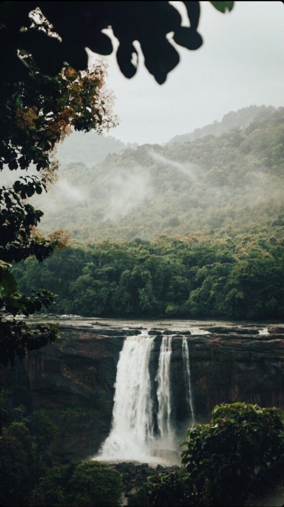 Kerala waterfalls one of the beautiful destination to visit in Kerala during summer