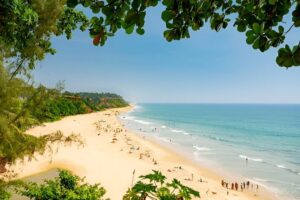 Kerala beaches in summer scenic coastal view