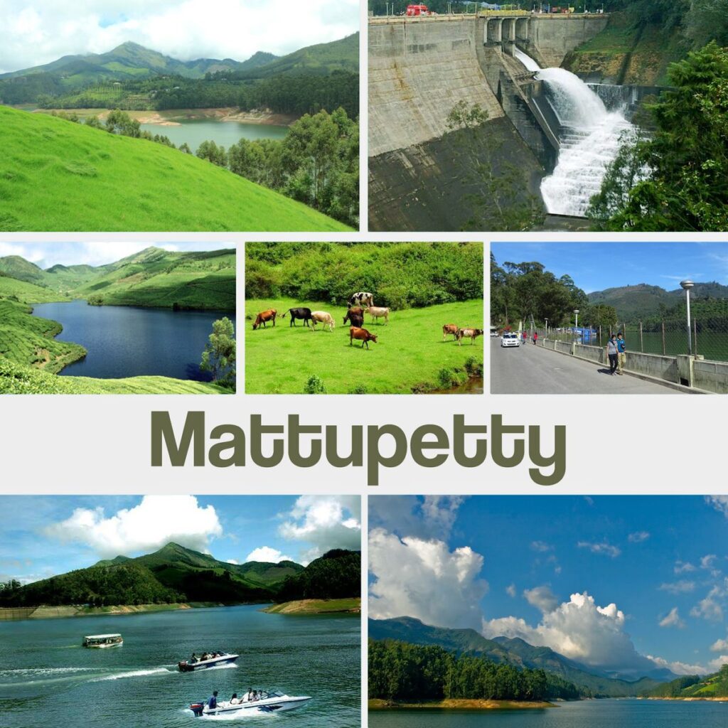 Mattupetty Dam sightseeing in Munnar during summer season