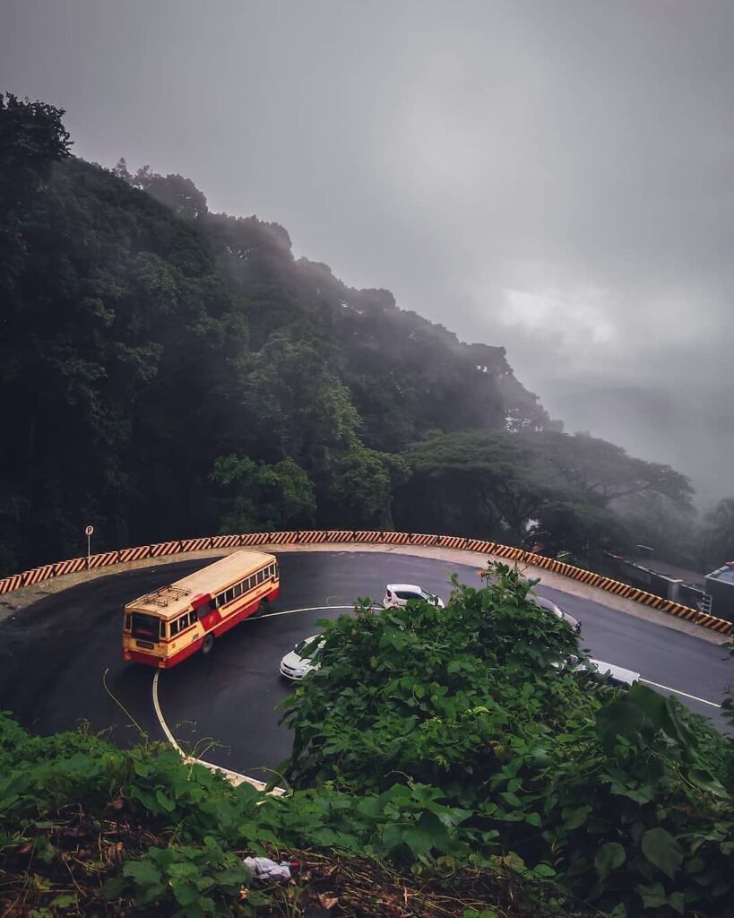 Wayanad hairpin bends road Kerala