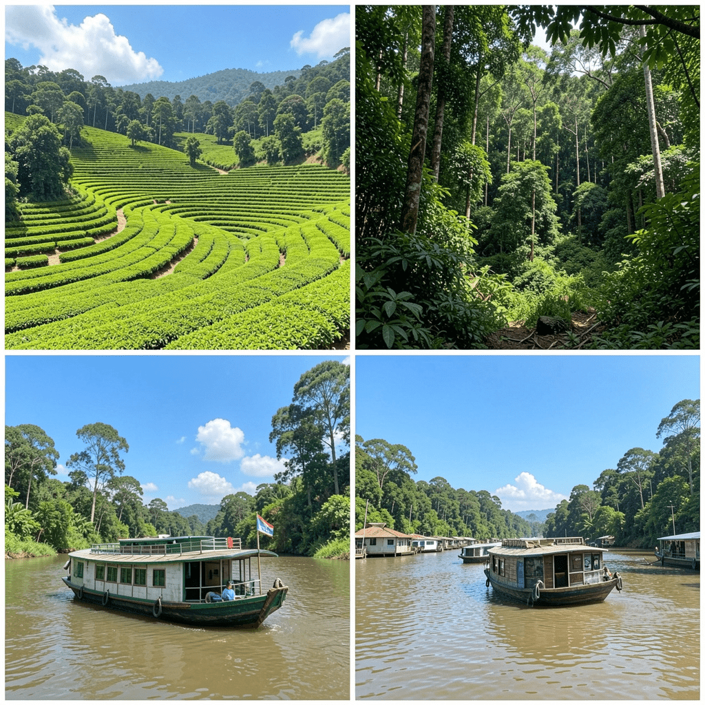 4 days Kerala summer tour package itinerary overview